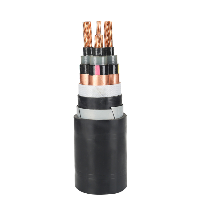 Three Core XLPE Insulation Steel Wire Armoured PE Sheathed Medium Voltage Cable